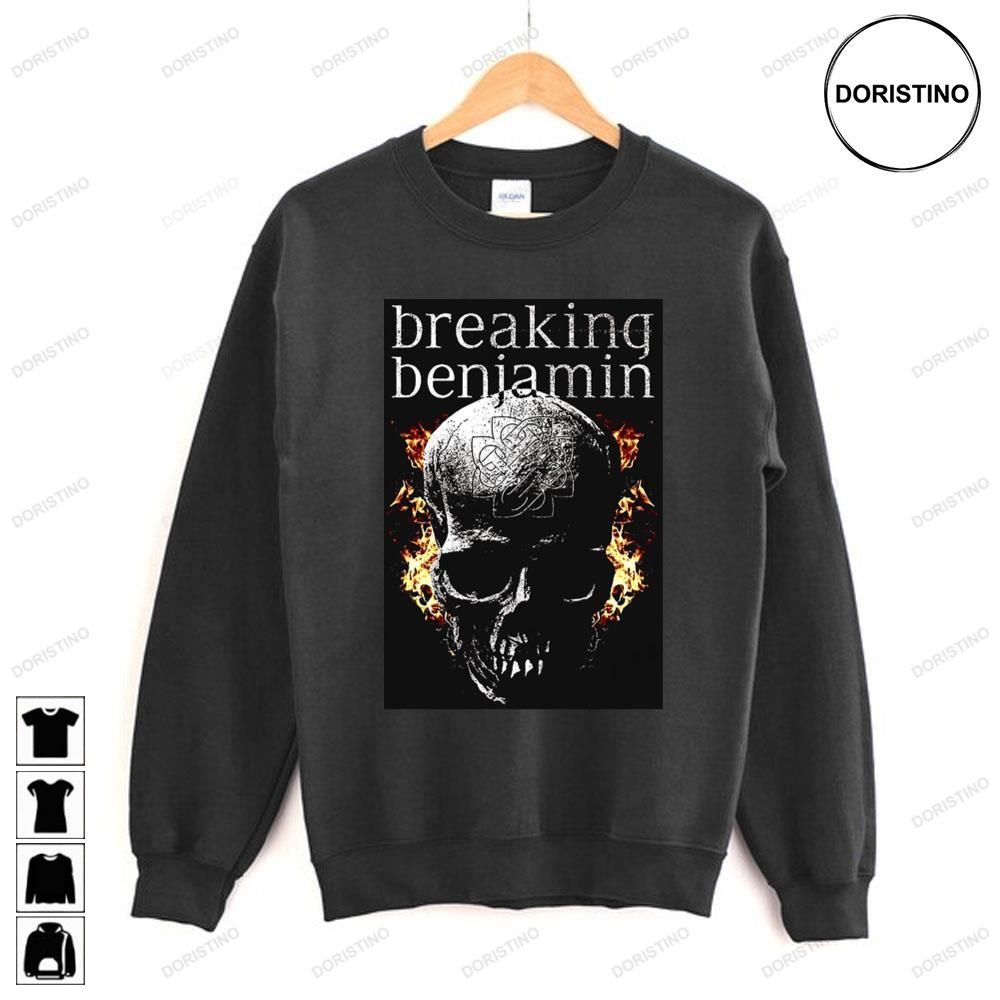 Skull Mix Logo Breaking Benjamin Limited Edition T-shirts